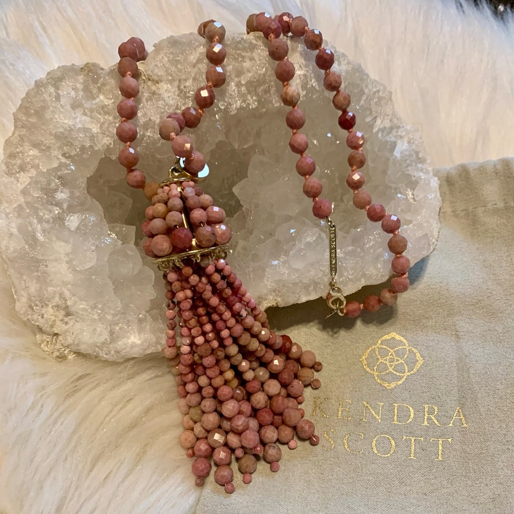 Kendra Scott Pink Sylvia Necklace